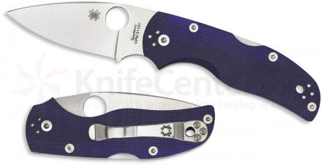 Нож складной Native 5, Flat Grind Blade, CPM® S110V Steel, Dark Blue G-10