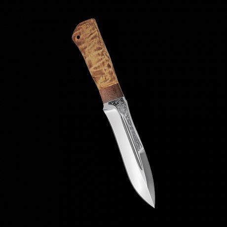 Нож Скорпион, АиР, карельская береза, 100х13м