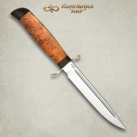 Нож Финка-2 Вача, карельская береза, 100х13м, АиР