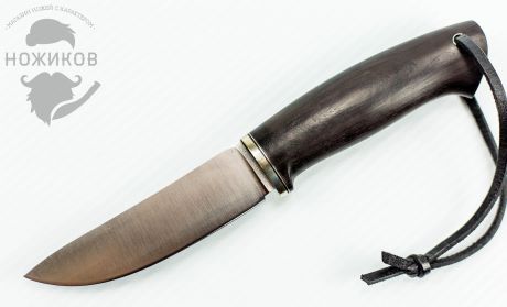 Нож Барбус, сталь D2, черный граб