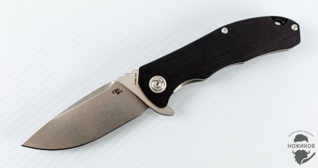 Складной нож CH3504 сталь D2, черный