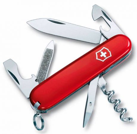 Нож перочинный Victorinox Sportsman 0.3803 84мм 13 функций красный