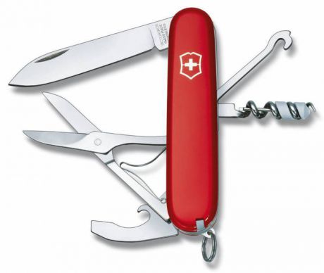 Нож перочинный Victorinox Compact 1.3405 91мм 15 функций красный