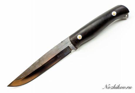 Нож Осетр с накладкой из граба Х12МФ, Кизляр