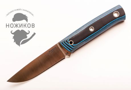 Нож туристический M1, сталь D2, G10 синий