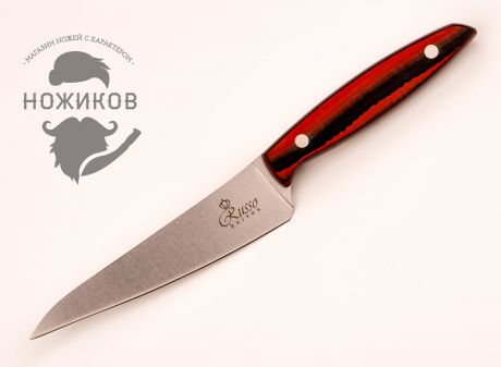 Нож кухонный Alexander M, Aus-8, G-10 red, Kizlyar Supreme