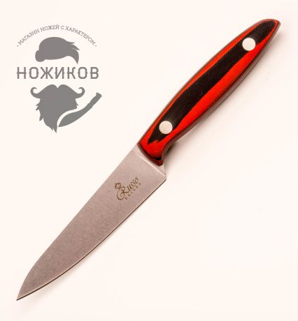 Нож кухонный Alexander S, Aus-8, G-10 red, Kizlyar Supreme