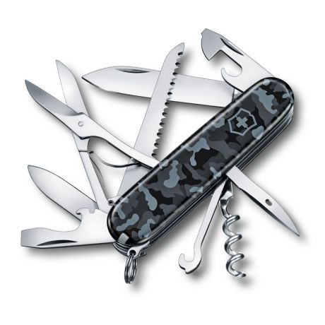 Нож перочинный Victorinox Huntsman 1.3713.942,91 мм, 15 функций, морской камуфляж