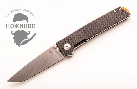 Складной нож Kizer Domin, сталь VG-10, рукоять G10, черный