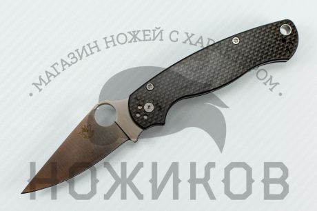 Складной нож Боец-2, карбон черный