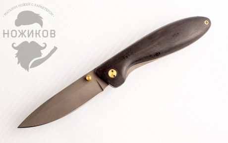 Складной нож Колонок, сталь 95х18, граб