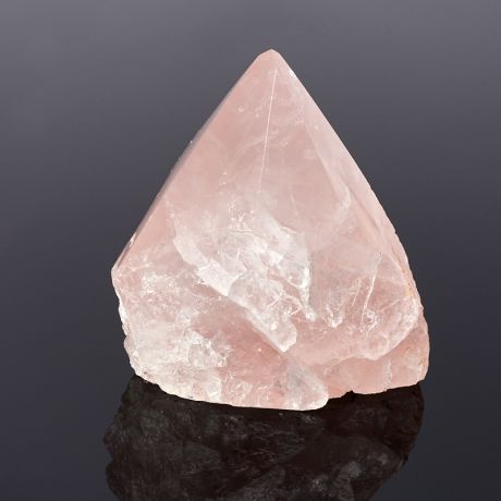 Кристалл розовый кварц S