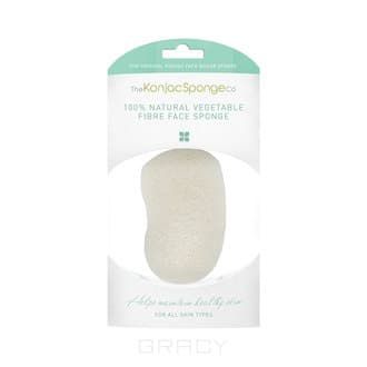 Спонж для умывания лица Premium Face Mouse Sponge Pure White 100% (премиум-упаковка)