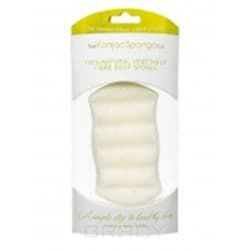 Спонж для мытья тела Premium Six Wave Body Puff Pure White 100% (премиум-упаковка)