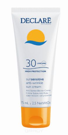 Солнцезащитный крем SPF 30 с омолаживающим действием Anti-Wrinkle Sun Cream SPF 30, 75 мл