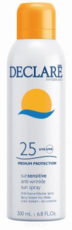 Солнцезащитный спрей SPF 25 с омолаживающим действием Anti-Wrinkle Sun Spray SPF 25, 200 мл