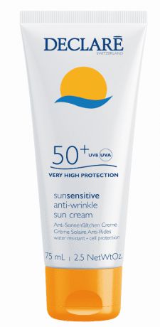 Солнцезащитный крем SPF 50+ с омолаживающим действием Anti-Wrinkle Sun Cream SPF 50+, 75 мл