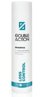 Шампунь против выпадения волос Double Action Loss Control Shampoo, 250 мл