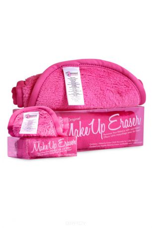 Мини-салфетка для снятия макияжа розовая