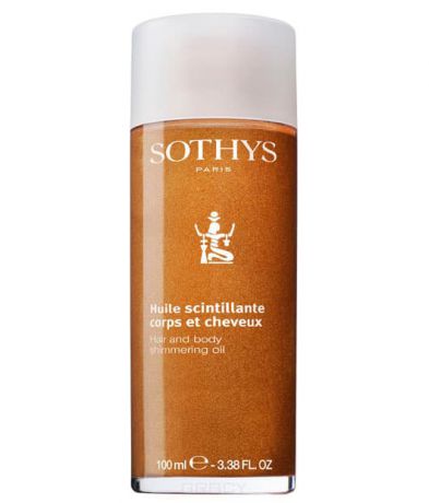 Sothys, Мерцающее масло для тела и волос, 100 мл