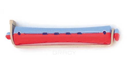 Бигуди для химической завивки красно-синие длинные 9 мм, 12 шт/уп