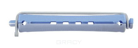 Бигуди для химической завивки серо-синие длинные 12 мм, 12 шт/уп