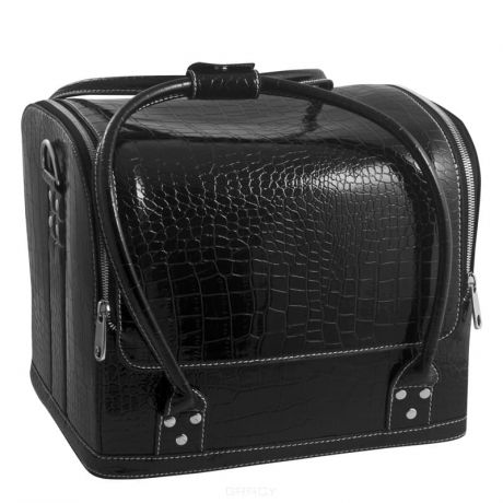 Сумка-чемодан черная Crocodile MAX