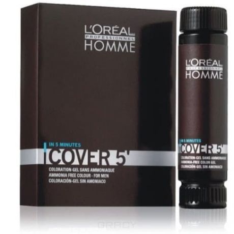 Тонирующий гель для седых волос Homme Cover, 5,3 х 50 мл