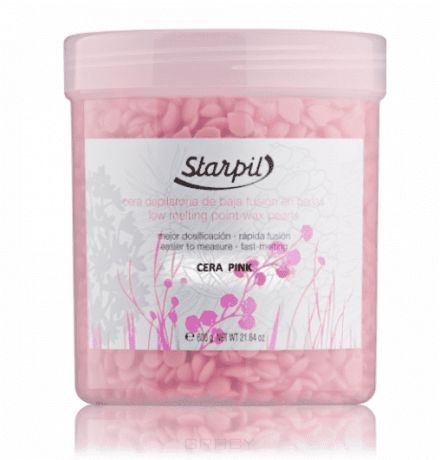 Горячий воск в гранулах Розовый EXTRA (плотный) для нежной и чувствительной кожи, для любого типа волос, 600 гр