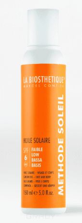 Водостойкое солнцезащитное масло с SPF 6 для базовой защиты Methode Soleil Huile Solaire SPF 6, 200 мл