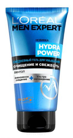 Гель для умывания Men Expert Hydra Power Ментол, 150 мл