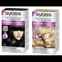 Крем-краска для волос Gloss Sensation без аммиака, 115 мл (20 оттенков)