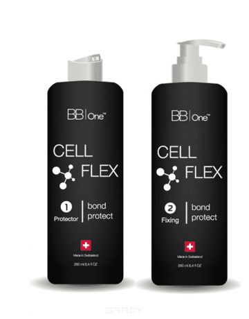 Набор CellFlex Защита связей в волосах при химических воздействиях, реконструкция Шаг 1 + Шаг 2