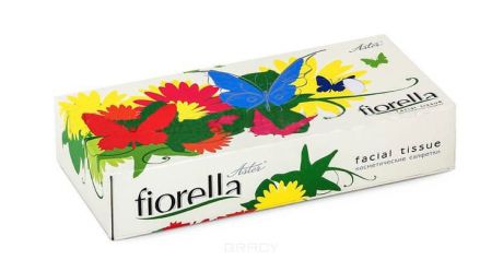 Салфетки бумажные двухслойные, Fiorella, 100 шт