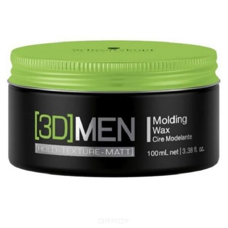 3D Men Формирующий воск для укладки волос, 100 мл