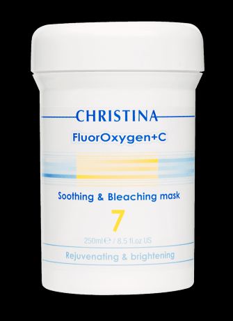 Успокаивающая и отбеливающая маска FluorOxygen+C Soothing and Bleaching Mask (шаг 7), 250 мл