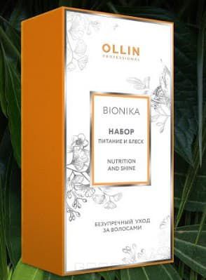 OLLIN Professional, Набор Питание и блеск (шампунь 250 мл + кондиционер 200 мл)