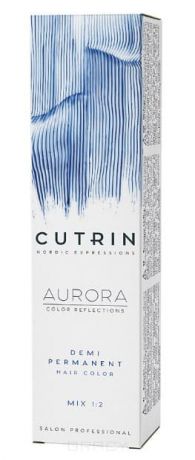 Cutrin, Безаммиачная краска Aurora Demi (Новый дизайн Reflection Demi), 60 мл (55 оттенков) 4.75 Миндаль в шоколаде