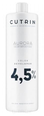 Cutrin, Окислитель Aurora Color Developer (Новый дизайн SCC-Reflection) (1,5, 3, 4,5, 6, 9, 12%) Окислитель Aurora Color Developer 4,5%