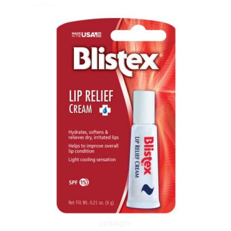 Крем для губ смягчающий Blistex Lip Relief Cream, 6 мл