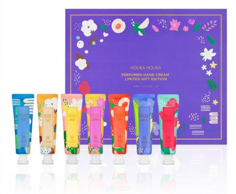 Набор питательных кремов для рук "Перфьюм Хэнд Крим", цветочный Perfumed Hand Cream Limited Gift Edition, 30 мл*7 шт
