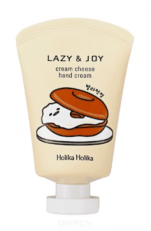 Holika Holika, Крем для рук "Гудетама Лэйзи энд Джой", сливочный сыр Gudetama LAZY & JOY Cheese Hand Cream, 30 мл