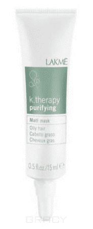 Маска для жирных волос с матирующим эффектом K.Therapy Purifying Matt Mask Oily Hair, 6х15 мл