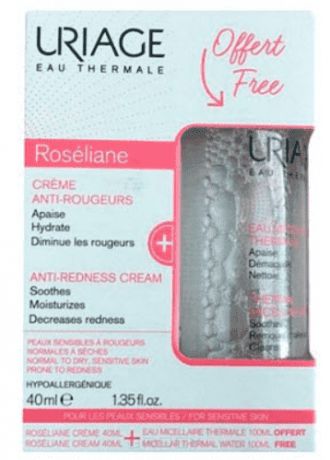Набор Roseliane крем 40 мл + Очищающая мицеллярная вода для чувствительной кожи 100 мл
