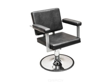 Кресло парикмахерское Брут II гидравлика, диск - хром (33 цвета)