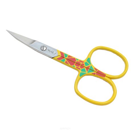Ножницы для ногтей, дизайнерская ручка, изогнутое лезвие, 1105 размер 3.5" 8.9 см