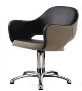 Кресло для клиента Fifty гидравлика, пятилучье - хром (цвет B22)