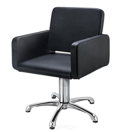 Кресло для клиента Class, гидравлика, пятитилучье - хром (цвет черный D195)