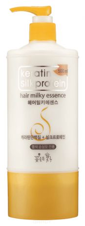 Питающая молочная эссенция для волос с протеинами шелка "МФ Кератин" Keratin Silkprotein hair milky essence, 500 мл
