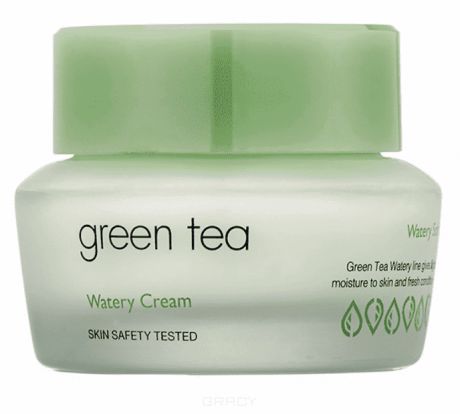 Крем для жирной и комбинированной кожи "Грин Ти" Green Tea Watery Cream, 50 мл